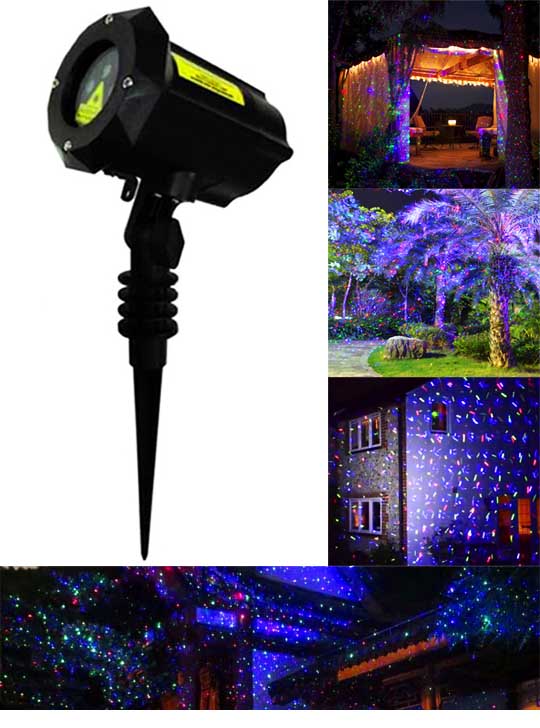 Уличная лазерная подсветка SUPERMAX GARDEN RGB Xmas 8