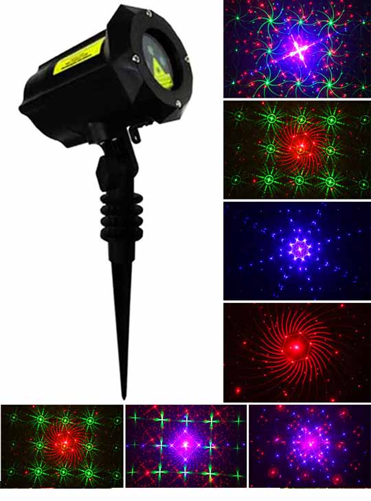 Уличная лазерная подсветка SUPERMAX GARDEN Flower RGB XL