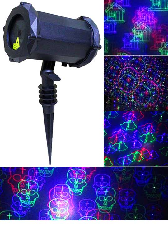 Уличная лазерная подсветка SUPERMAX GARDEN Xmas RGB Music